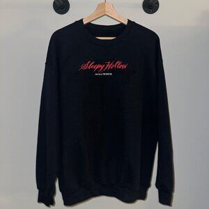 Black Red Sleepy Hollow Depp Tim Burton Movie Film Crewneck Sweatshirt